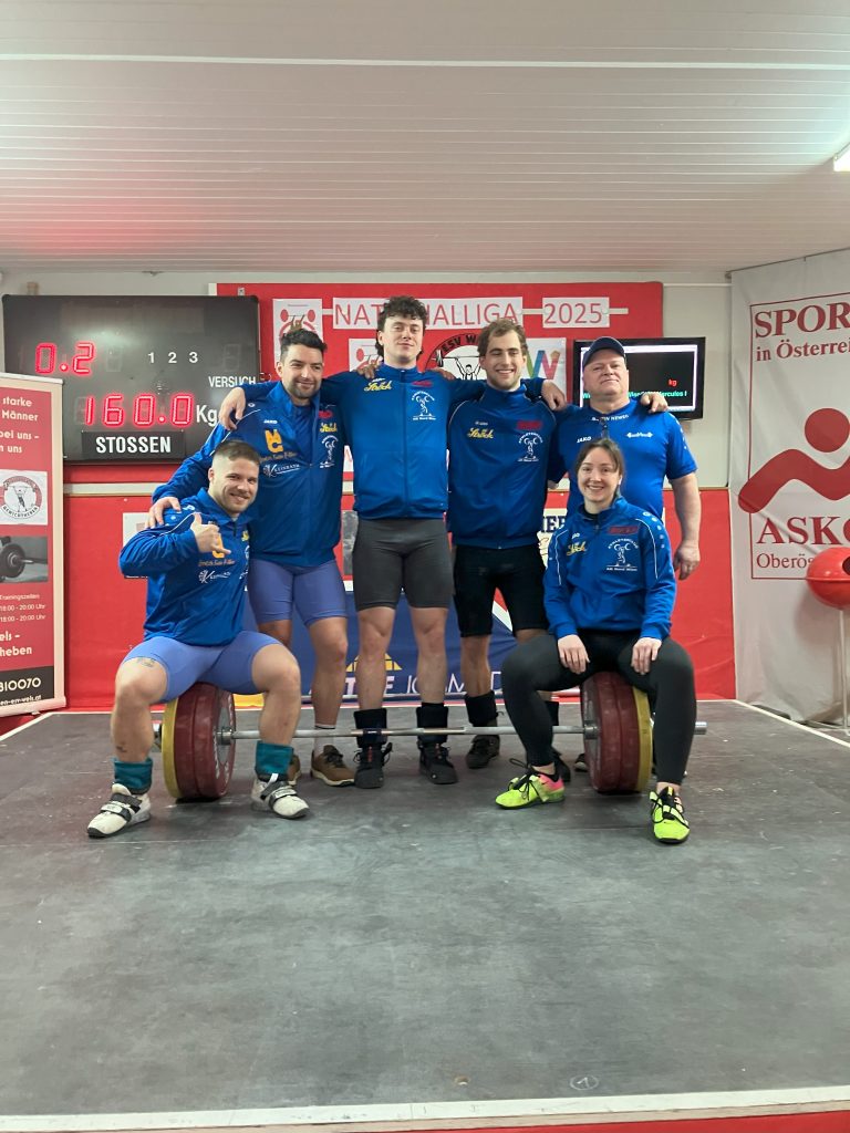 Die siegreiche erste Riege in Wels